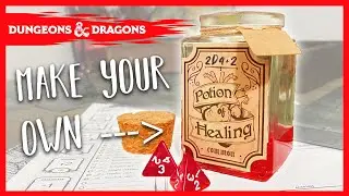 How to DIY Healing Potion Dice Rollers for D&D