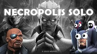 Nick Fury SOLOS Necropolis Stryfe (ft. Spider-Man 2099 and Spot) | MCOC