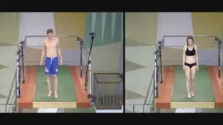 10-meter tower! To jump or not? Film experiment shows nerve-wracking spectacle