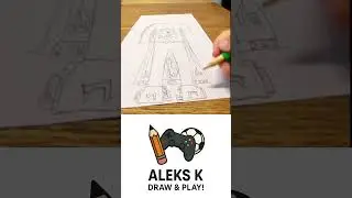 Aleks K | Draw & Play | Nuclear Titan Robot Pencil Drawing Tutorial | Speed Up + Piano Music