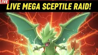 🔥 LIVE Mega Sceptile Raid! Grass Dragon Shiny Hunt Pok&eacute;mon GO India Remote Invites! NEEDY PLAYS