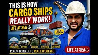 Life at Sea on a Bulk Carrier | Ship Crane Operation & Real Merchant Navy Work