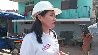 ALCALDESA DE CORONEL PORTILLO SUPERVISO OBRAS