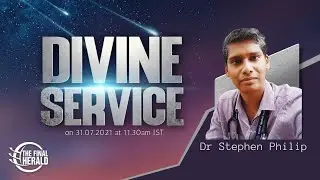 Divine Service With Dr Stephen Philip Jagadeesan | The Most Holy Place.