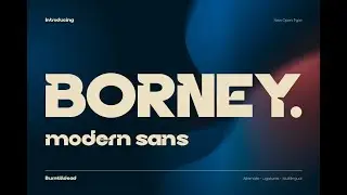 Borney Font Download