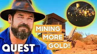 Gold Experts Make $100 Of Gold From A TINY Sample | Aussie Gold Hunters: Mine SOS