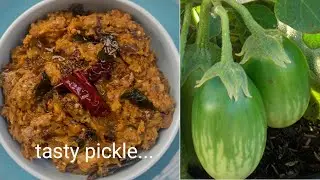 వంకాయ పచ్చడి l vankaya pachadi (brinjal pickle) recipe @saradanand channel