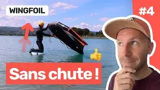 Tu n'arrives pas &agrave; te lever en wingfoil ? Essaie &agrave; genoux !