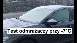 TEST ODMRAŻACZY do szyb cd przy -7*C