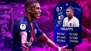 FIFA 19 THUMBNAIL SPEEDART #1: KYLIAN MBAPP&Eacute; CHAMPIONS LEAGUE CARD MOTM OFFICIAL DESIGN FIFA 19 UCL