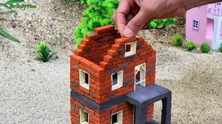 Luxurious 2-Storey Mini House – Built with Tiny Bricks by Hand!