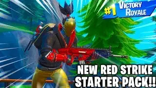 The NEW RED STRIKE Skin in Fortnite..