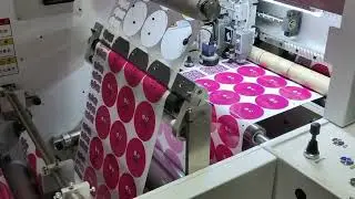 Special application by Vorey VD3350 digital label die cutter