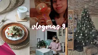 🎄 Ponemos el árbol de Navidad, Pinto una taquilla y Mini tortitas de matcha l VLOGMAS 9
