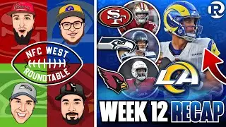 🚨 NFC West Week 12 RECAP: Rams, Seahawks, 49ers ALL WIN, Cardinals LOSE IN OT