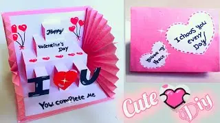 Cutest Valentine&rsquo;s Day Pop-Up Card 💕 Easy DIY That Will Melt Hearts