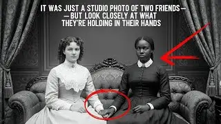 It Was Just a Studio Photo of Two friends But Look Closely at What They're Holding in Their Hands