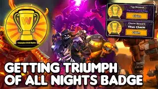 [DUO] Getting Triumpher of All Nights Badge [Full Gameplay] | TDS The Hexscape Event