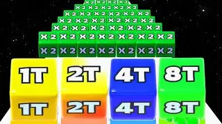 Jelly Run 2048 vs Numbers Run - Level Up Number (ASMR, Max Level) Math Games 