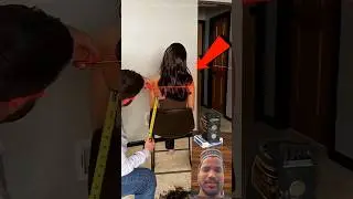 Brother Used a Laser to Cut His Sister's Hair#shorts #viral #trending #viralvideos#viralshort
