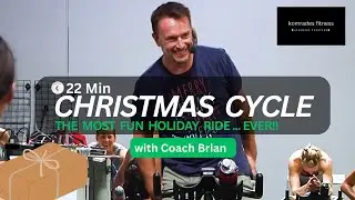 🎄🚴&zwj;♂️ MOST FUN Christmas Spin Class EVER!! 20-Minute Holiday Indoor Cycling Workout w/ Coach Brian🎅