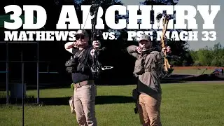 Mathews vs. PSE Mach 33 || 3D Archery Shoot OFF