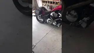 2018 Honda Fury loudest possible exhaust 2 into 1 STG garage SOUNDS AMAZING!!!