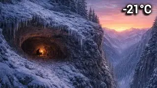 Frozen Valley Survival | Alone in the Mountains