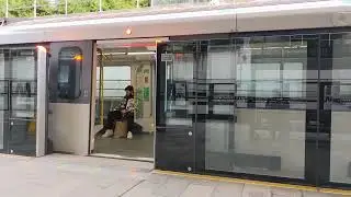 [Sydney Metro] Alstom Metropolis arriving & departing Bella Vista Station
