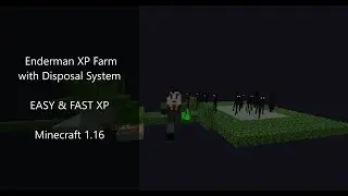 Enderman XP Farm - Easy Tutorial and Very Effective - Minecraft 1.16