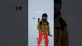 프랑스 알프스 라 플라뉴 스키장.환상 콤비 스키부부~🤗. France Alps La Plagne Perfect Duo Ski Couple.