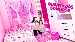 DEI UM QUARTO DE PRINCESA PARA MINHA IRMÃZINHA E OLHA A REAÇÃO DELA! (emocionante)