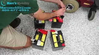 How to Install Batteries in Invacare Pronto M51 & M61 Power Chair