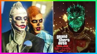 ALL NEW Limited Time HALLOWEEN Masks & Face Paints! (GTA 5 Online Halloween 2025 DLC Update Content)