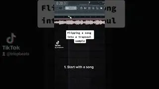 Flipping a song into a trapsoul sample 🌌| fl studio tutorial