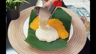 Mango Sticky Rice Recipe &ndash; Authentic Thai Dessert with Coconut Milk