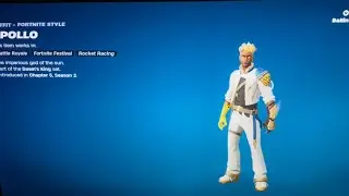 *NEW* Apollo Skin (April 14th item shop review)