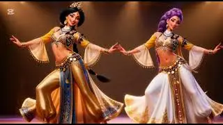 K-POP Охотники на демонов: Руми танцует восточный танец на сцене с Жасмин!