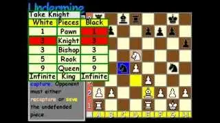 How undermining works in chess.