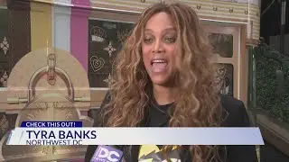 Tyra Banks ice cream shop comes to DC along with Banks, herself