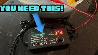 How to clean metal EASY! Electrolysis Improved power source.