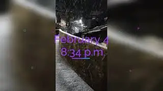 First Snowfall of 2021 at Mussoorie!!!🌨️🏔️⛄