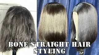 How to Keep Your Bone Straight Wig Looking Flawless : Expert Advice #bonestraighthair
