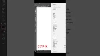 How to show Ruler in Adobe Illustrator