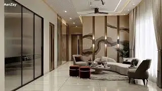 Elegant Lounge & Dining Interior Design by AenZay | Luxury Lifestyle #luxuryhomes #viralvideos