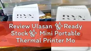 Review Ulasan ✨Ready Stock✨ Mini Portable Thermal Printer Mobile Printer Photo Printer Home Phone M