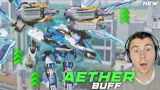 Aether FINALLY Gets A BIG Double BUFF - 2x BUFF Aether Entering Meta? Gameplay | War Robots