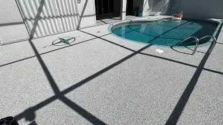 FLOCO Rubber Surfacing Custom Pool Deck with Design In Lays and more!