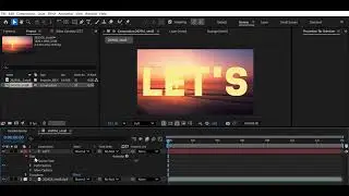 Create text animation using track matte and source text in after effects 