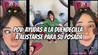 Pov: la duendecilla te pide ayuda para estar lista! #asmr #humor #makeup 